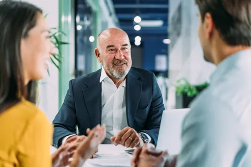 A meeting about an estate and probate litigation matter