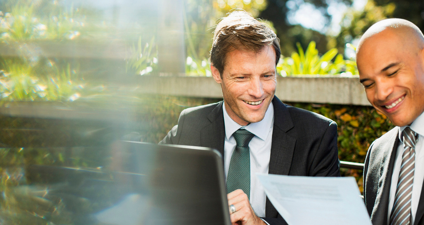 Attorney leaning on the wall